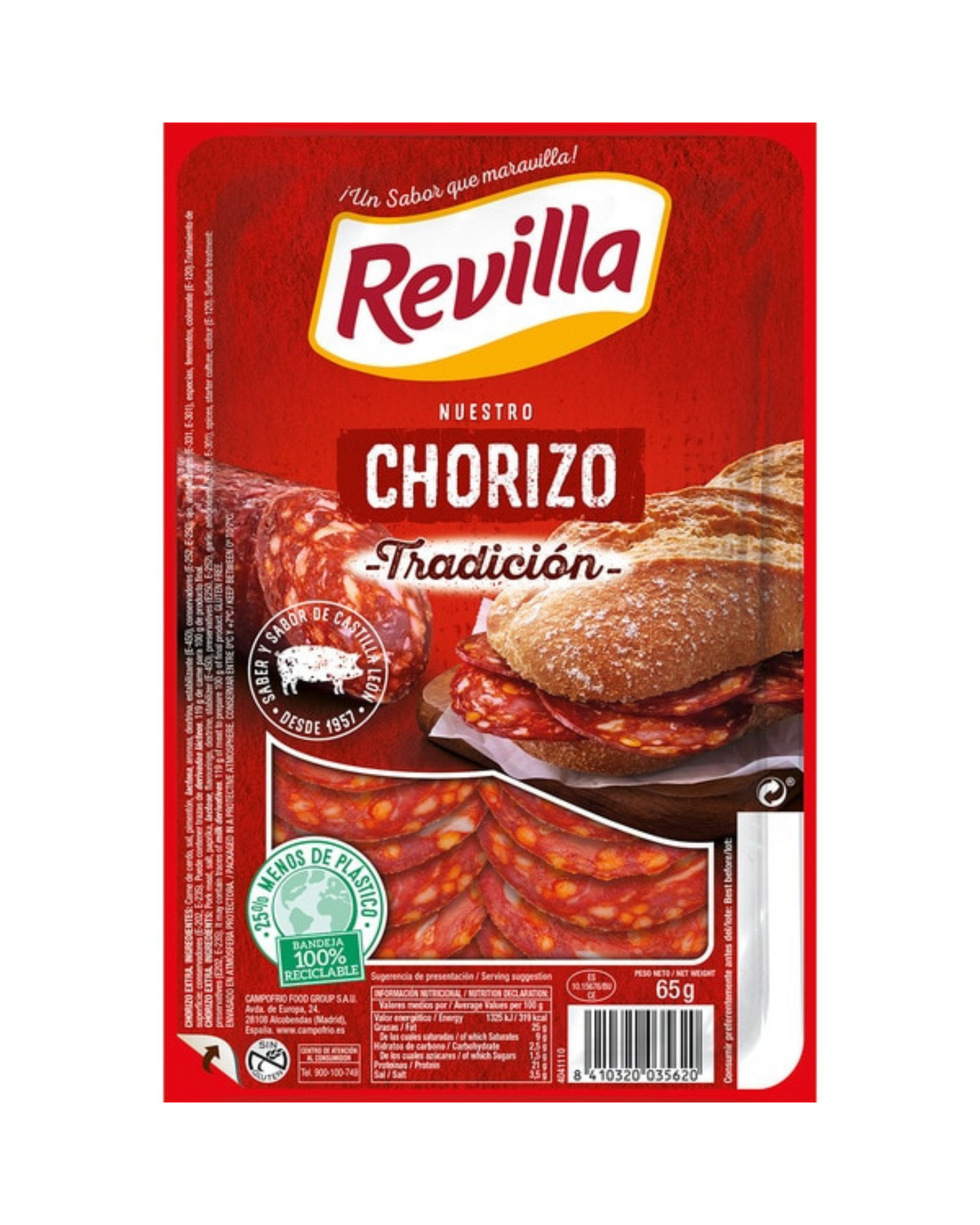 Chorizo Revilla – El Clásico de Siempre con Sabor Auténtico 13,90€/Kg
