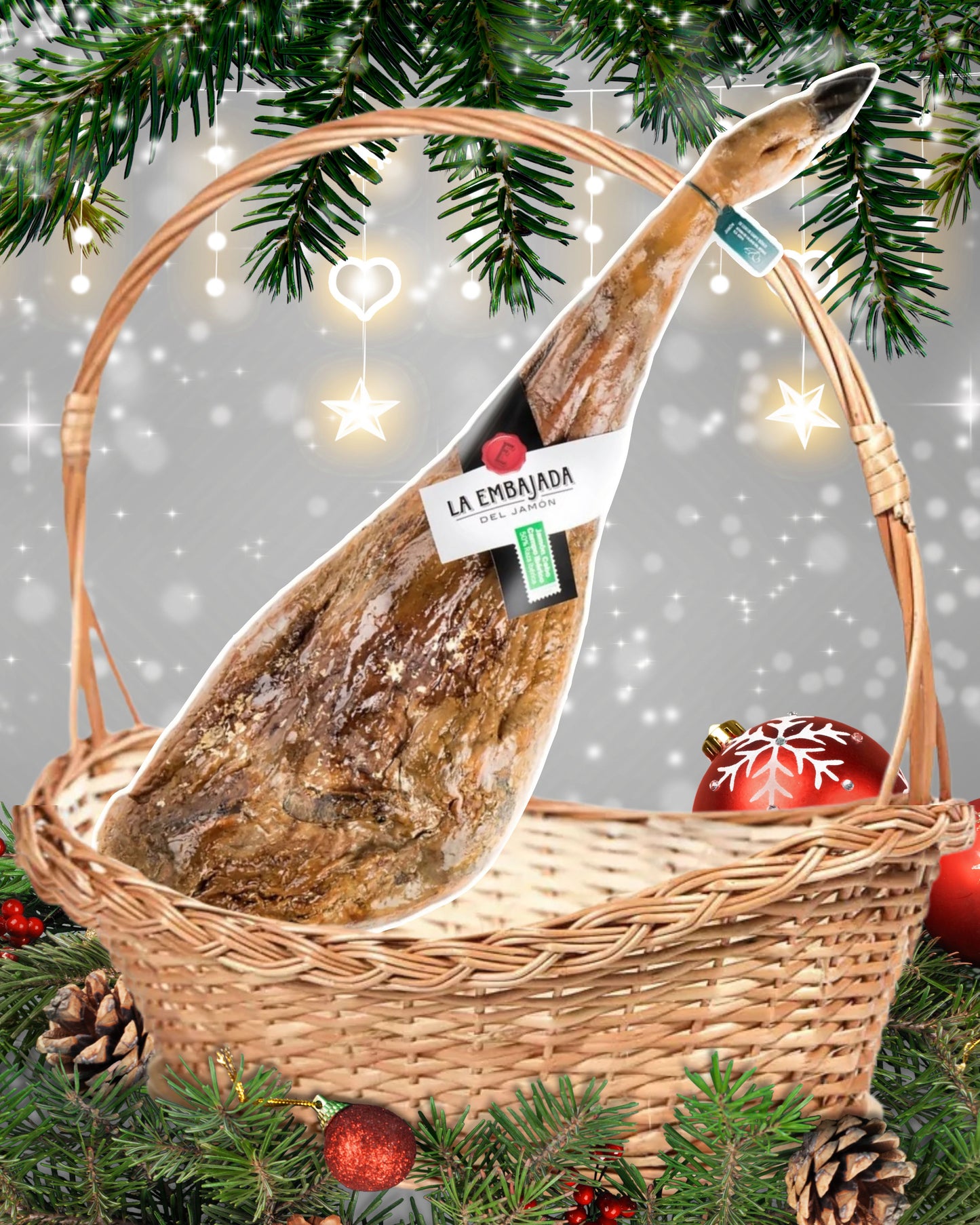 JAMONERÍA – IBÉRICOS DE CEBO DE CAMPO PREMIUM - Jamón Ibérico de Cebo de Campo LA EMBAJADA – Los Pedroches