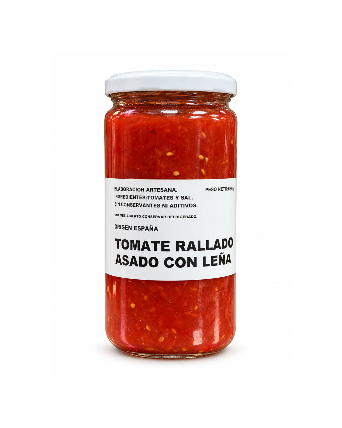 TOMATE RALLADO ASADO CON LEÑA – ELABORACIÓN ARTESANA