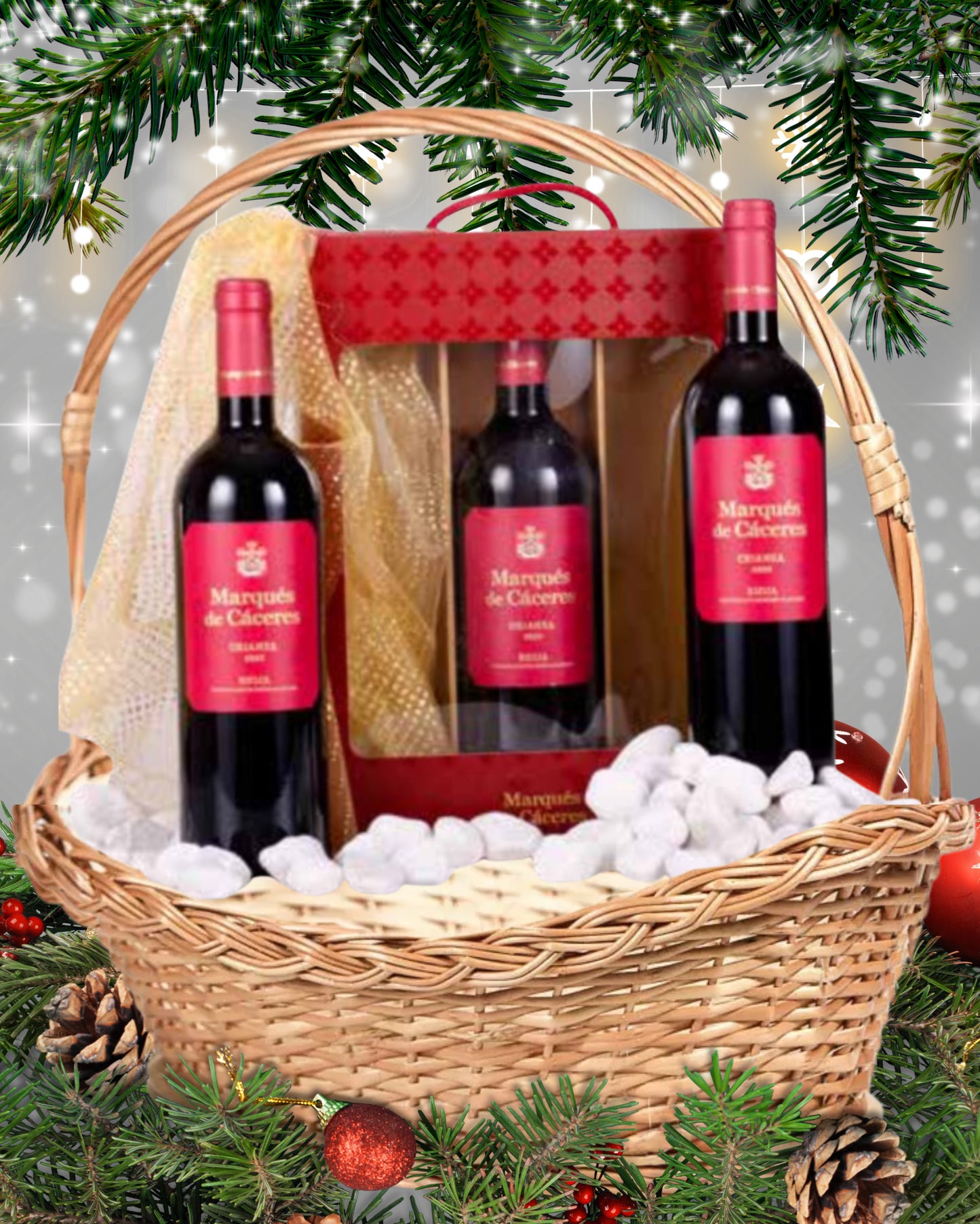 Lote 16 – Marqués de Cáceres Crianza – Edición Navidad 2025