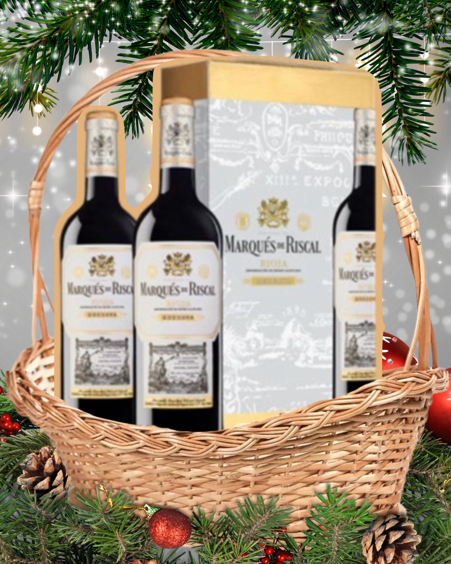 LOTE 46 – Marqués de Riscal Reserva (2 Botellas 0,75 L en caja de cartón)