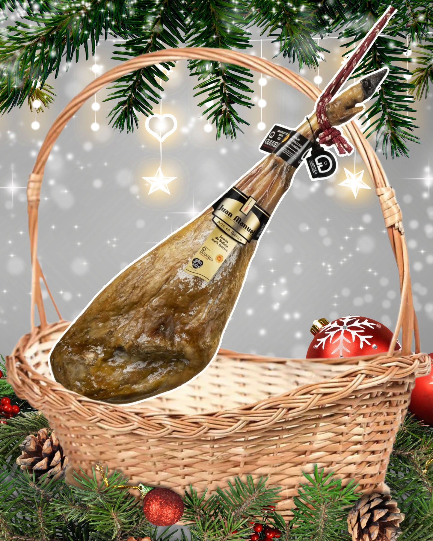 Jamón Ibérico de Bellota 100 % Raza Ibérica Juan Manuel