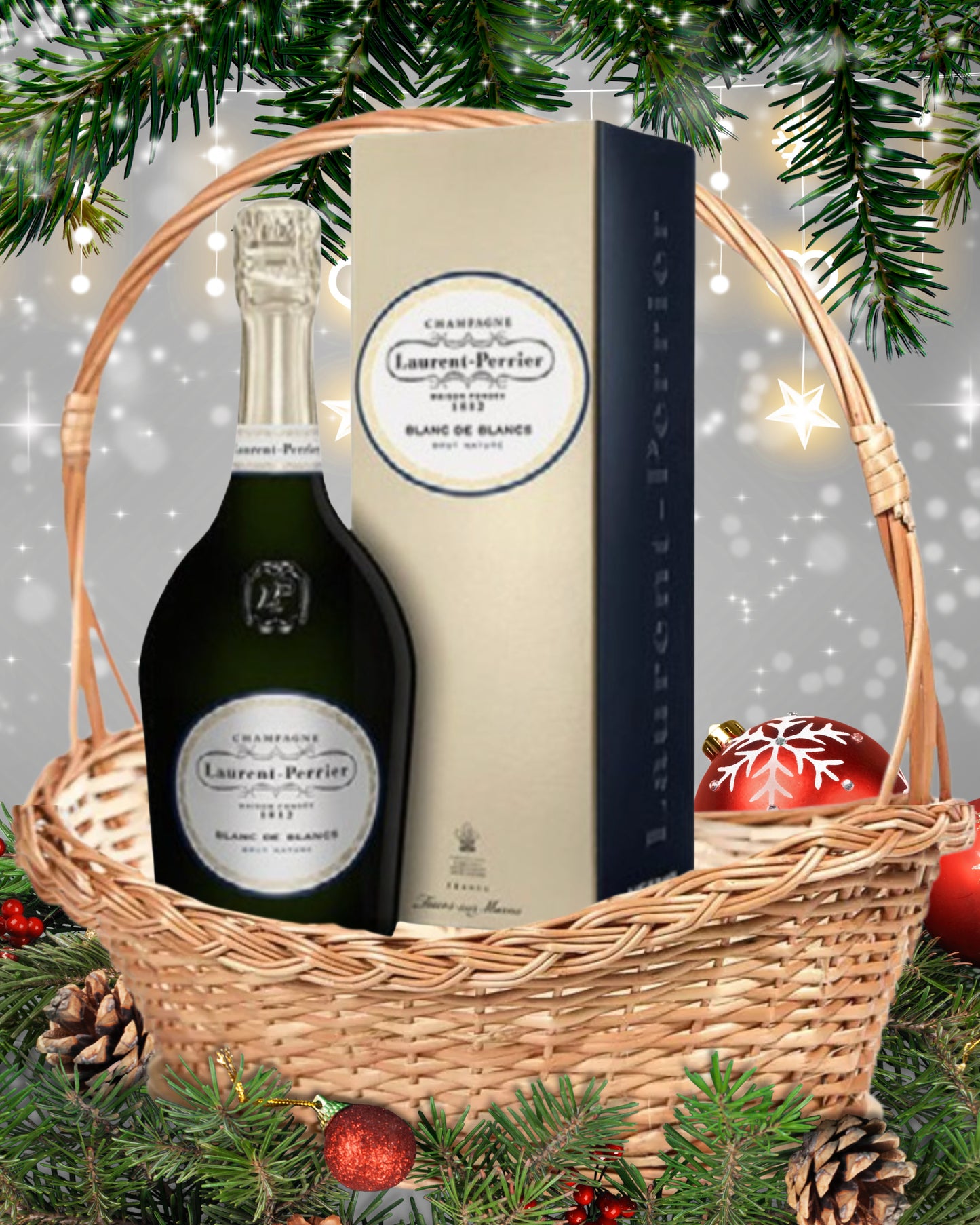 LOTE 38 – Laurent-Perrier Blanc de Blancs Brut Nature (0,75 L Estuchada)