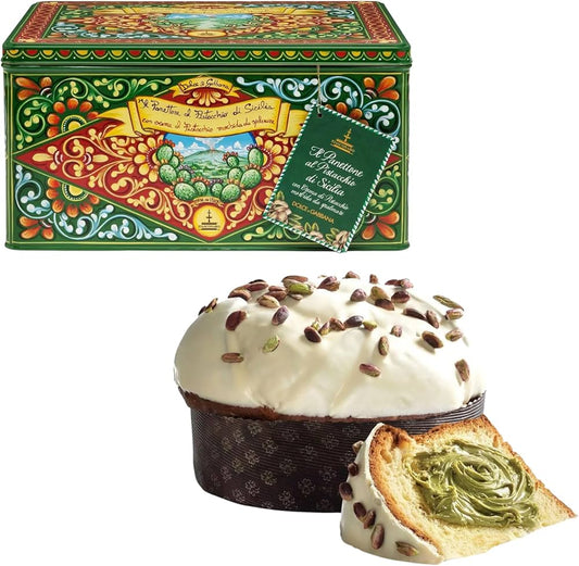 Panettone al Pistacchio Dolce & Gabbana by Fiasconaro – 1 kg
