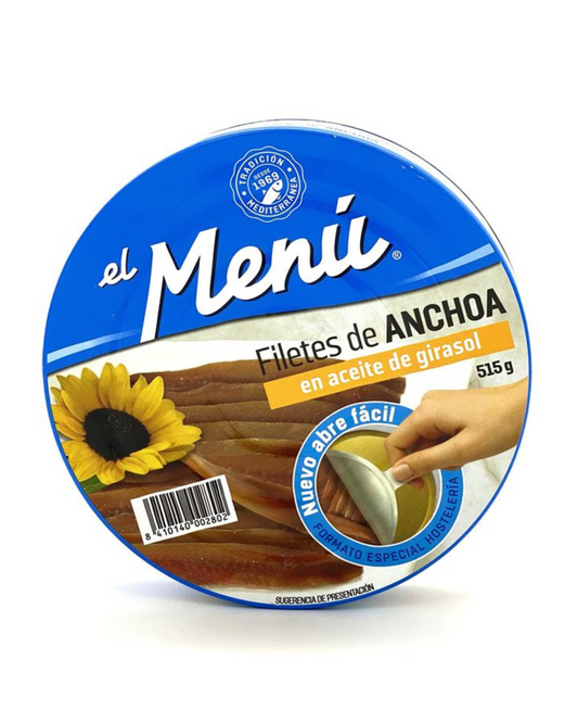 Anchoas Menú Pandereta – Sabor Premium en Formato Ideal