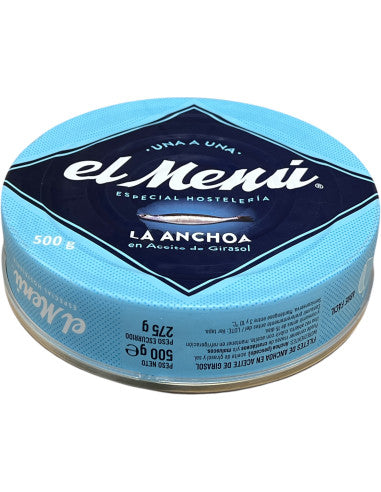 Anchoas Menú Pandereta – Sabor Premium en Formato Ideal
