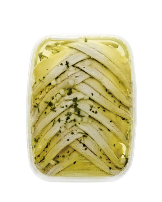 Tarrina de Boquerones – Sabor Mediterráneo en Cada Bocado