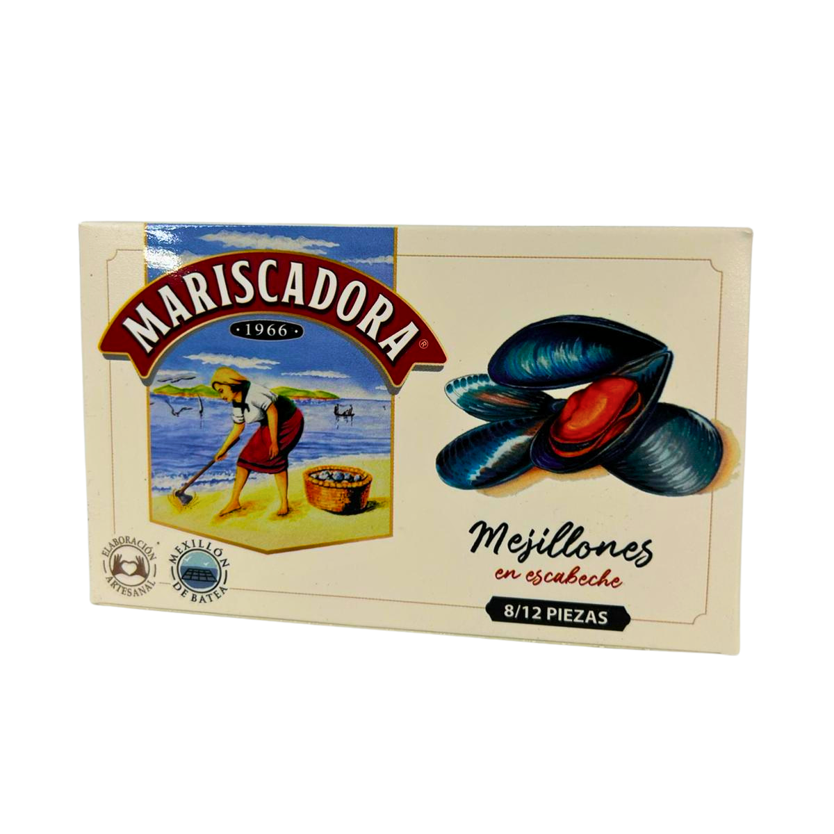 Mejillones Mariscadora 8/12 – Frescura y Calidad en Tamaño Versátil