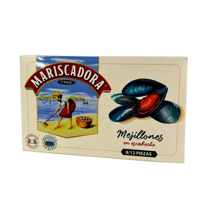 Mejillones Mariscadora 8/12 – Frescura y Calidad en Tamaño Versátil