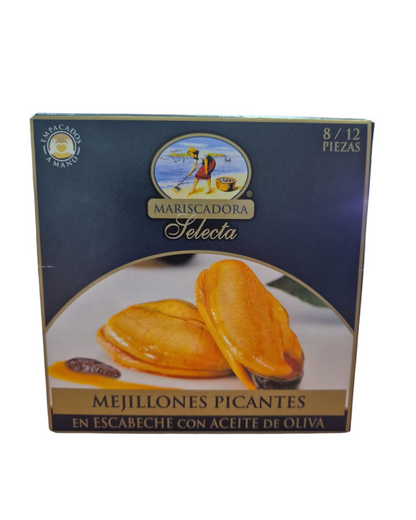 Mejillones Mariscadora 8/12 – Frescura y Calidad en Tamaño Versátil