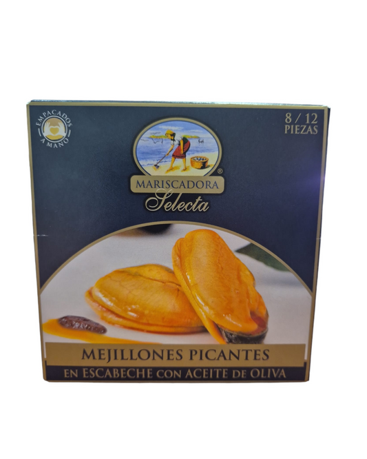 Mejillones Mariscadora 8/12 – Frescura y Calidad en Tamaño Versátil