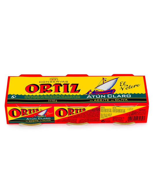Pack 3 Atún Ortiz en Aceite de Oliva – Calidad y Sabor en Cada Lata