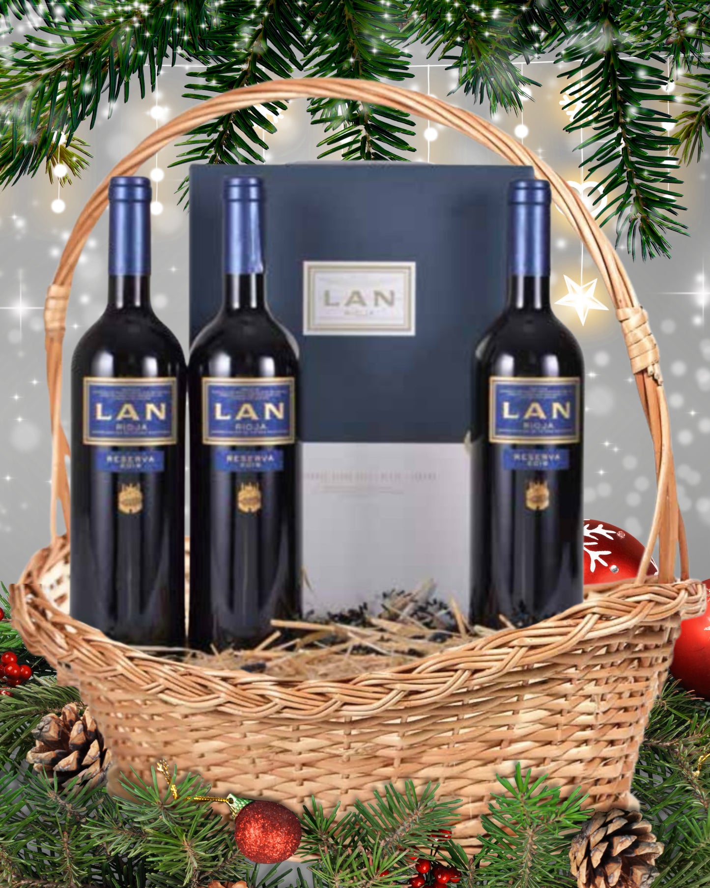 LOTE 57 – LAN Reserva (3 Botellas 0,75 L en estuche)