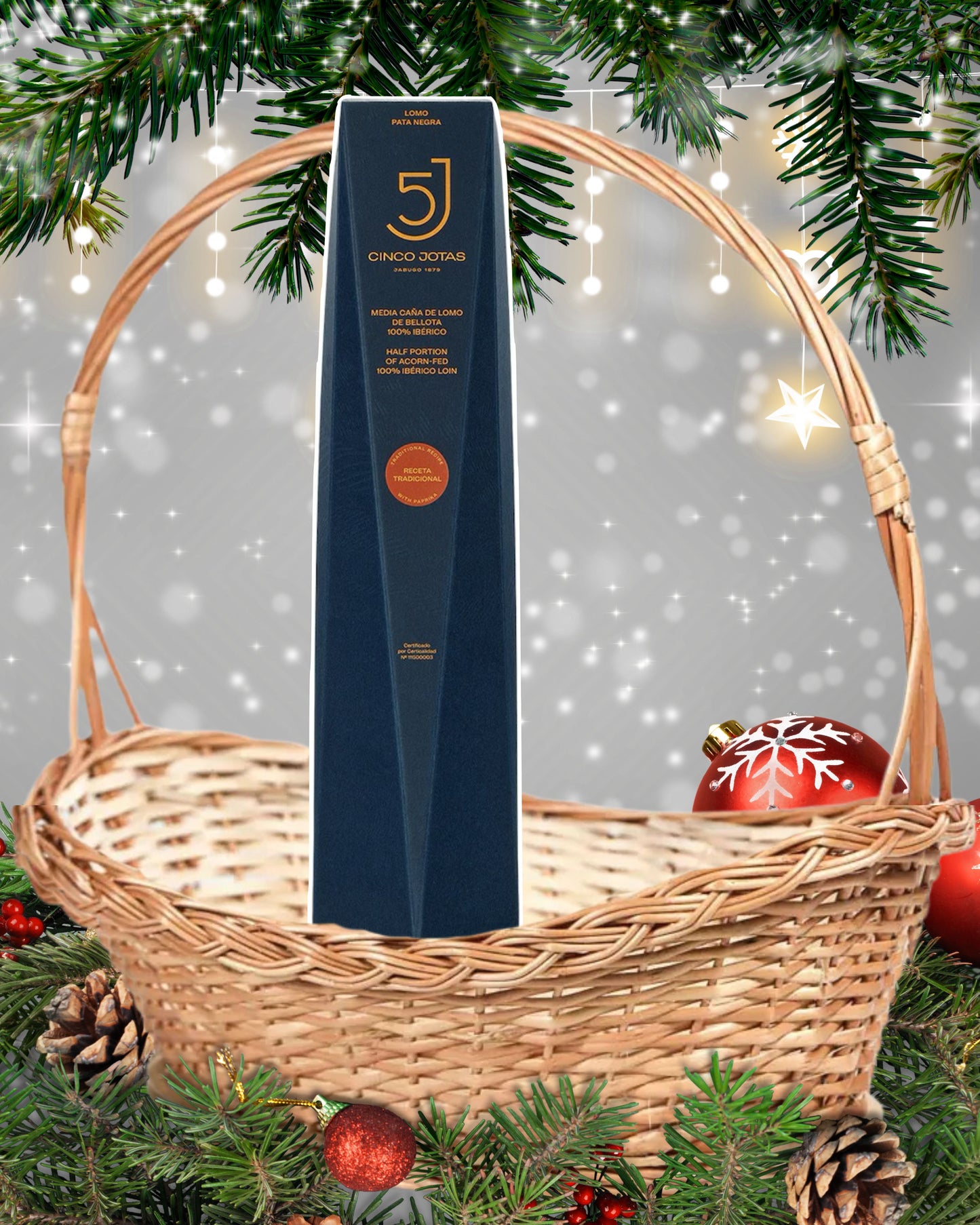 Edición Premium ½ Pieza de Lomo Ibérico Bellota 5J – Cinco Jotas