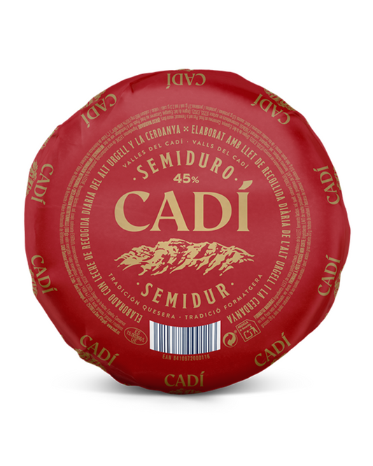 Queso Cadí Bola Semiduro – Suavidad Catalana con Formato Clásico 12,90€/Kg