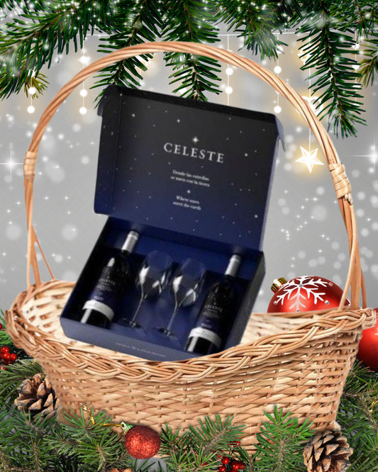 Lote 14.1 – Estuche Celeste Crianza – Edición Navidad 2025