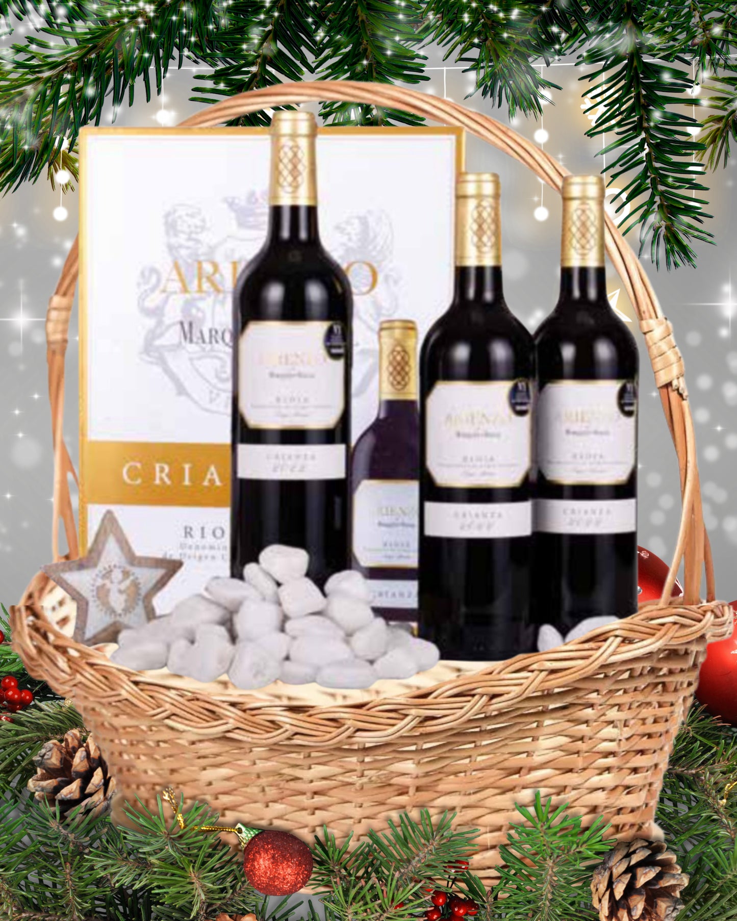 LOTE 53 – Arienzo Crianza (3 Botellas 0,75 L en estuche de cartón)