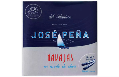 Navajas en Aceite de Oliva José Peña Tradición 8/10  (120 g)